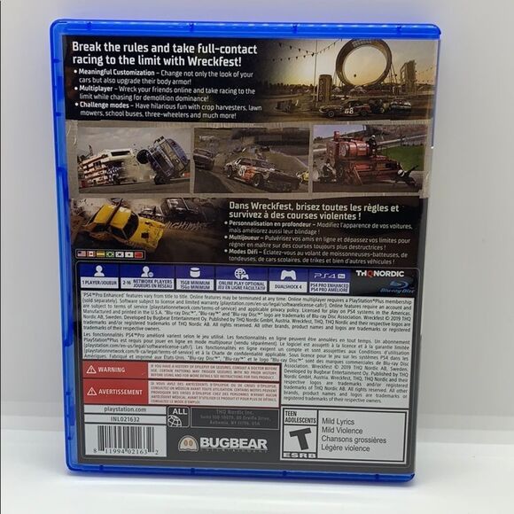 NWOT Wreckfest PlayStation 4 game - Picture 5 of 6